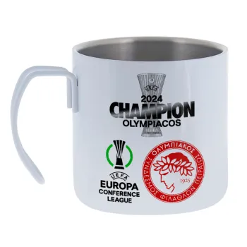 Olympiacos UEFA Europa Conference League Champion 2024 — Κούπα Ανοξείδωτη διπλού τοιχώματος 400ml