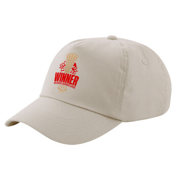 Europa Conference League WINNER, SAND Adult Cap Cotton (UNISEX, ONE SIZE)