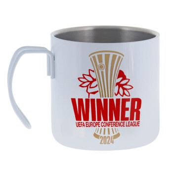 Europa Conference League WINNER, Mug Stainless steel double wall 400ml