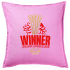 Sofa cushion Pink 50x50cm includes filling