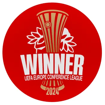 Europa Conference League WINNER, Mousepad Στρογγυλό 20cm