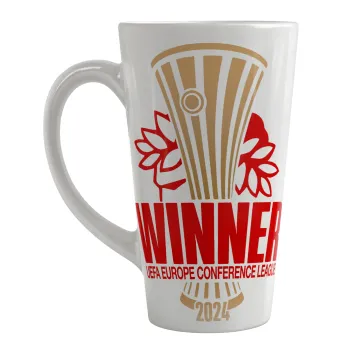 Europa Conference League WINNER, Κούπα κωνική Latte Μεγάλη, κεραμική, 450ml