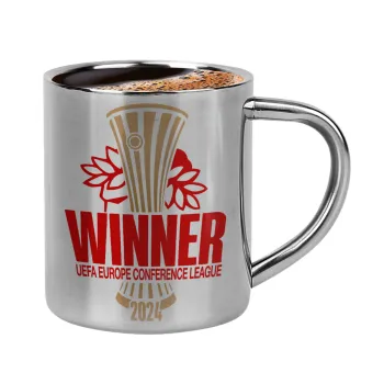 Europa Conference League WINNER, Κουπάκι μεταλλικό διπλού τοιχώματος για espresso (220ml)