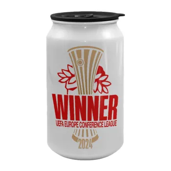 Europa Conference League WINNER, Κούπα ταξιδιού μεταλλική με καπάκι (tin-can) 500ml