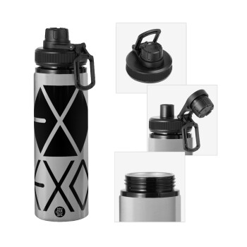 EXO Band korea, Metallic water bottle with safety cap, 850ml aluminum