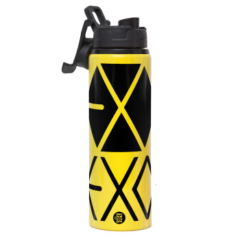 EXO Band korea, Metallic water bottle with safety lid, 850ml aluminum