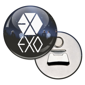 EXO Band korea, Μαγνητάκι και ανοιχτήρι μπύρας στρογγυλό διάστασης 5,9cm