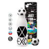 Soccer Metal mug thermos, double wall, 550ml