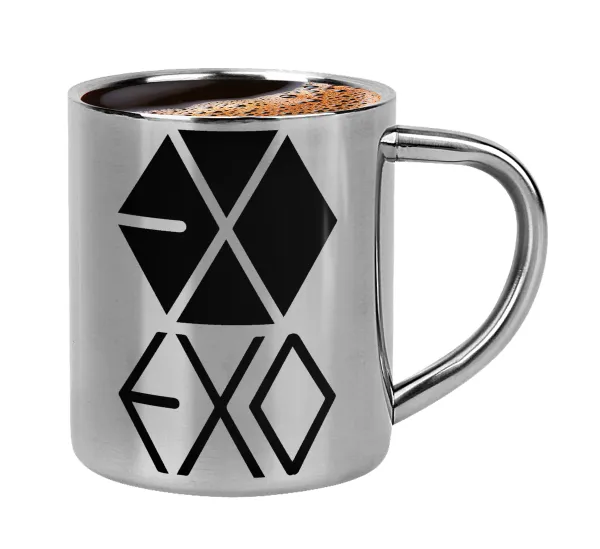 EXO Band korea — Double-wall metal cup for espresso (220ml)