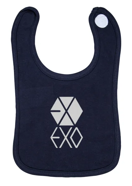 EXO Band korea — Σαλιάρα με Σκρατς 100% Organic Cotton Μπλε (0-18 months)