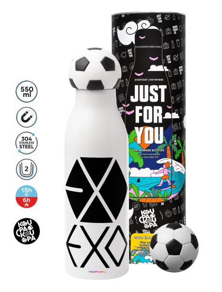 EXO Band korea — Soccer Metal mug thermos, double wall, 550ml