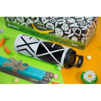 EXO Band korea, Πασχαλινή Λαμπάδα με Travel Tumbler θερμό με διπλό καπάκι (600ml, BPA free) & κερί αρωματικό πλακέ (30cm) (ΤΙΡΚΟΥΑΖ)