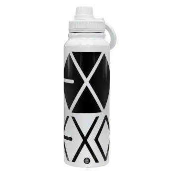 EXO Band korea, Θερμός 1L Ανοξείδωτο με Βάση Κινητού & Διπλά Τοιχώματα