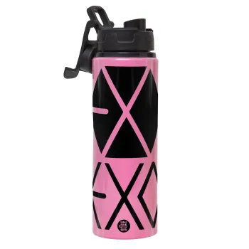 EXO Band korea, Μεταλλικό παγούρι νερού με καπάκι ασφαλείας, αλουμινίου 850ml