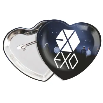 EXO Band korea, Κονκάρδα παραμάνα καρδιά (57x52mm)