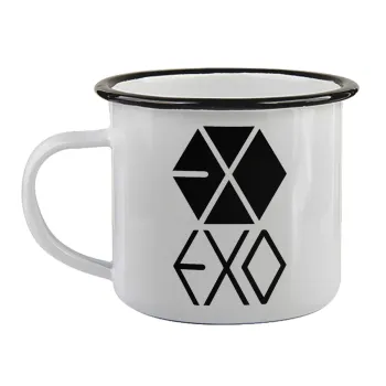 EXO Band korea, Κούπα εμαγιέ με μαύρο χείλος 360ml