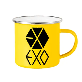 EXO Band korea, Κούπα Μεταλλική εμαγιέ Κίτρινη 360ml