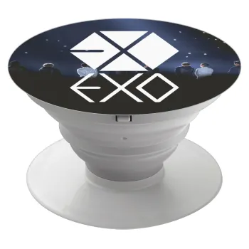 EXO Band korea, Phone Holders Stand  White Hand-held Mobile Phone Holder