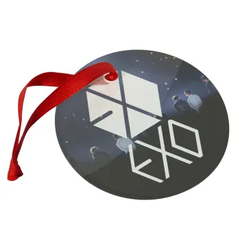 EXO Band korea, Christmas ornament glass 9cm