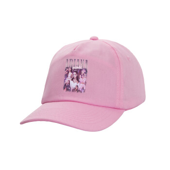 Ariana Grande, Casual children's baseball cap, 100% Cotton Twill, PINK (COTTON, CHILDREN'S, ONE SIZE)
