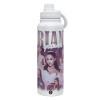 1L Stainless Steel Thermal Bottle with Phone Holder & Double Wall Insulation