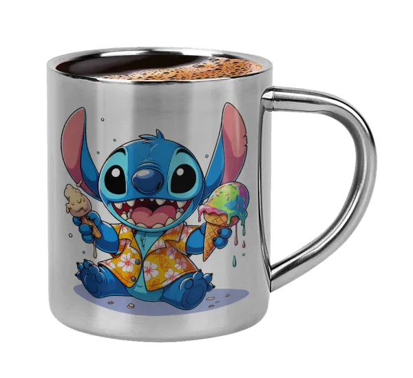 Stitch Ice cream — Κουπάκι μεταλλικό διπλού τοιχώματος για espresso (220ml)