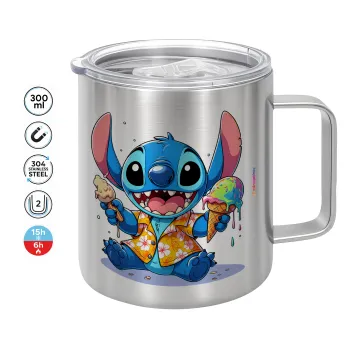 Stitch Ice cream, Κούπα Ανοξείδωτη διπλού τοιχώματος 300ml
