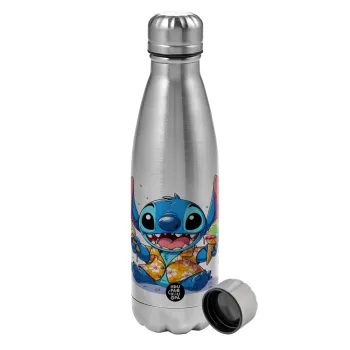 Stitch Ice cream, Metallic water bottle, stainless steel, 750ml