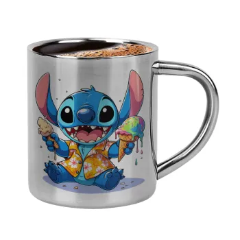 Stitch Ice cream, Κουπάκι μεταλλικό διπλού τοιχώματος για espresso (220ml)