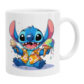 Stitch Ice cream, Κούπα, κεραμική, 330ml
