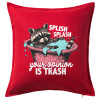 Sofa cushion RED 50x50cm includes filling