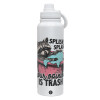 1L Stainless Steel Thermal Bottle with Phone Holder & Double Wall Insulation