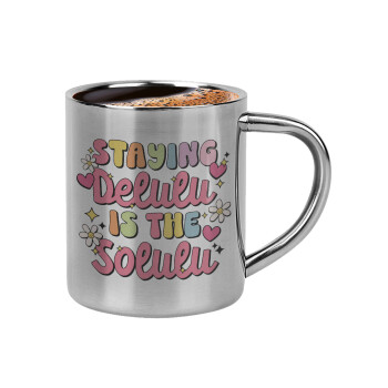 Delulu, Κουπάκι μεταλλικό διπλού τοιχώματος για espresso (220ml)