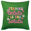 Sofa cushion Green 50x50cm includes filling