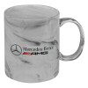 Mug ceramic marble style, 330ml