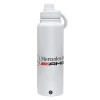 1L Stainless Steel Thermal Bottle with Phone Holder & Double Wall Insulation
