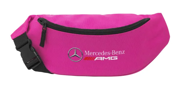 AMG Mercedes — Unisex waist bag (banana) in PINK color with 2 pockets