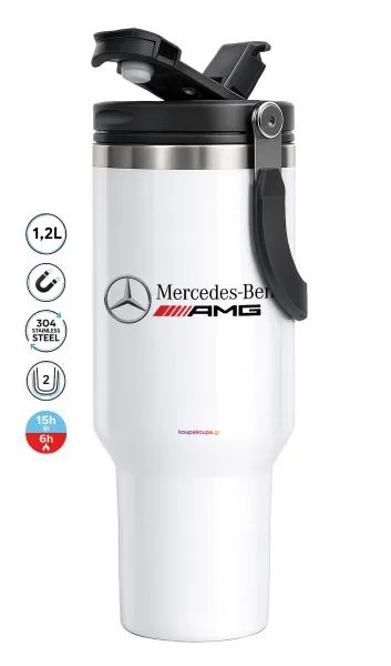 AMG Mercedes — Mega Travel Mug / Κούπα Ταξιδίου, διπλού τοιχώματος (θερμό) 1,2L
