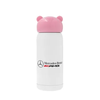 AMG Mercedes, Pink stainless steel thermal flask, 320ml