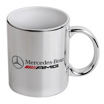 AMG Mercedes, Κούπα κεραμική, ασημένια καθρέπτης, 330ml