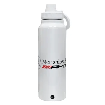 AMG Mercedes, Θερμός 1L Ανοξείδωτο με Βάση Κινητού & Διπλά Τοιχώματα