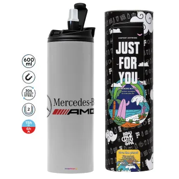 AMG Mercedes, Tumbler stainless steel GREY 600ml