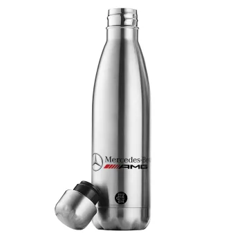 AMG Mercedes, Μεταλλικό παγούρι θερμός Inox (Stainless steel), διπλού τοιχώματος, 500ml
