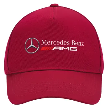 AMG Mercedes, Adult Ultimate Hat RED, (100% COTTON DRILL, ADULT, UNISEX, ONE SIZE)