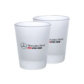 AMG Mercedes, Σφηνοπότηρα γυάλινα 45ml του πάγου (2 τεμάχια)
