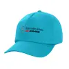 Adult Baseball Cap, 100% Cotton, Blue (COTTON, ADULT, UNISEX, ONE SIZE)
