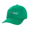 Adult Baseball Cap, 100% Cotton, Green (COTTON, ADULT, UNISEX, ONE SIZE)