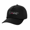 Adult Baseball Cap, 100% Cotton, Black (COTTON, ADULT, UNISEX, ONE SIZE)