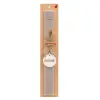 Easter Set, wooden keychain & scented Easter candle flat (30cm) (GRAY)