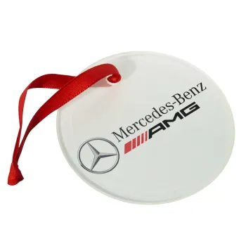 AMG Mercedes, Christmas ornament glass 9cm
